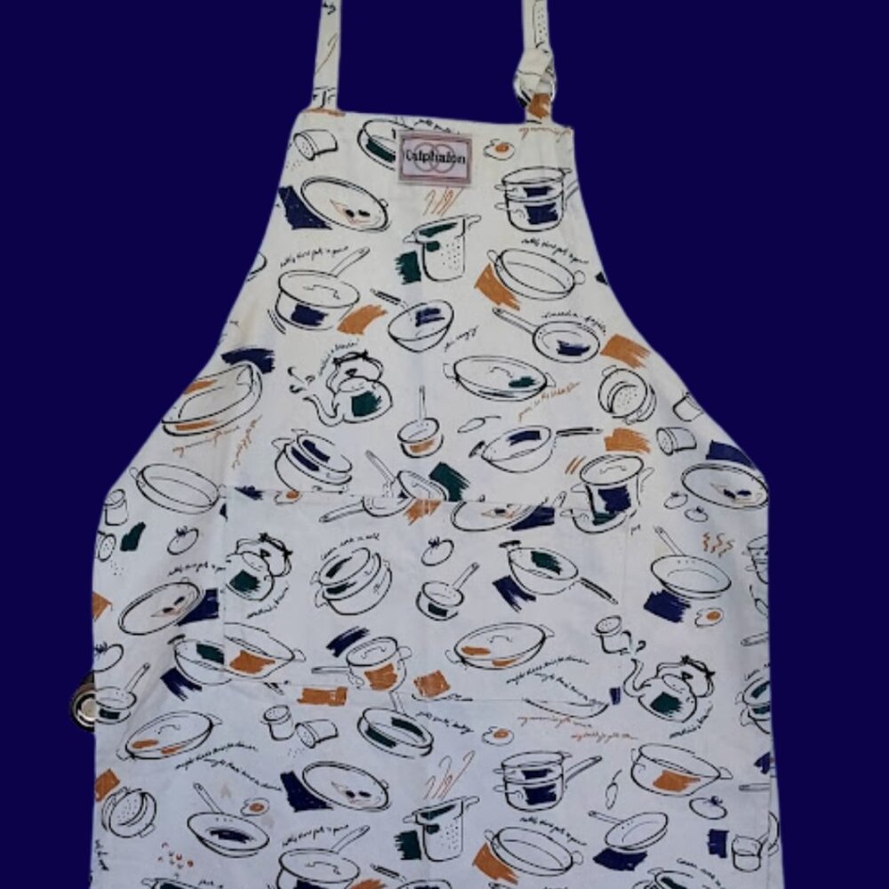 Vintage Calphalon Canvas Apron | Heavy Duty | Made in USA | Professional Grade
